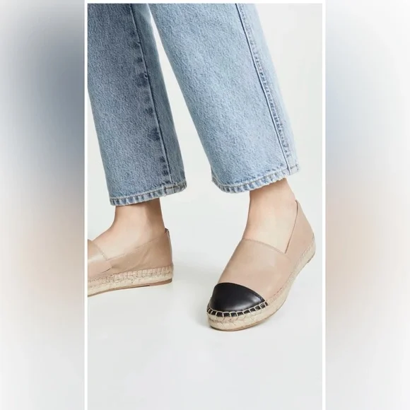 Sam Edelman Krissy two tone, cap toe leather Espadrilles for women. size 8.5 - Picture 2 of 5